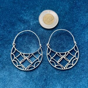 Sterling 925 Hoop Earrings